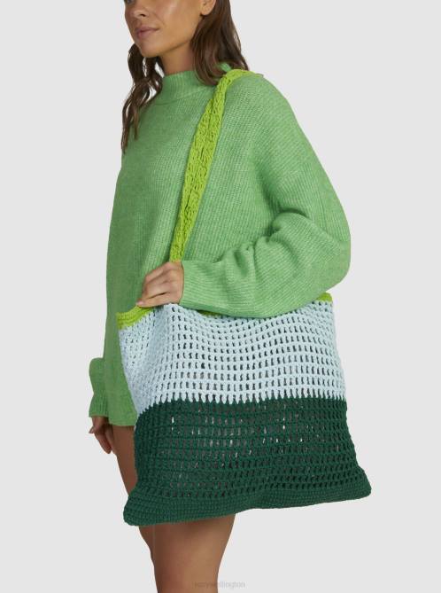 X4FH1113 aquamarine High Fi Knit Small Backpack Women Roxy | Handbags