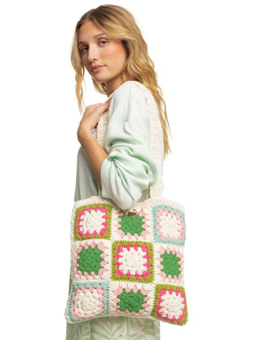 X4FH1140 tapioca Lovely Pearl Tote Bag Women Roxy | Handbags