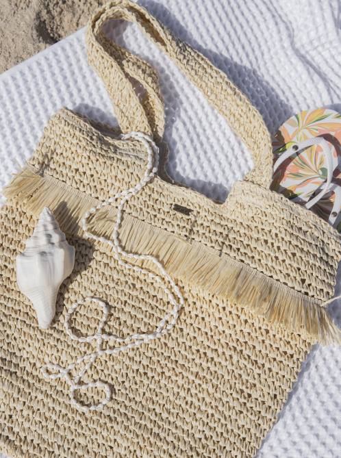 X4FH1148 natural Jungle Jack Tote Bag Women Roxy | Handbags