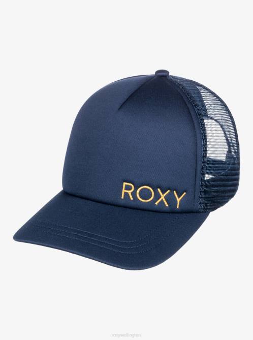 X4FH1129 mood indigo Finishline Trucker Hat Women Roxy | Hats
