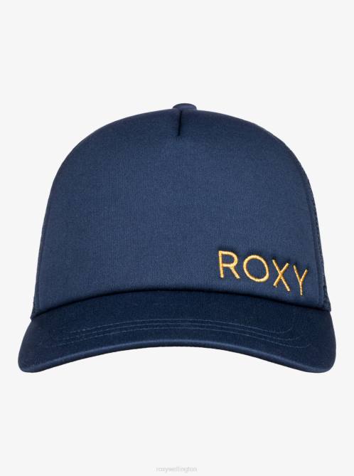 X4FH1129 mood indigo Finishline Trucker Hat Women Roxy | Hats