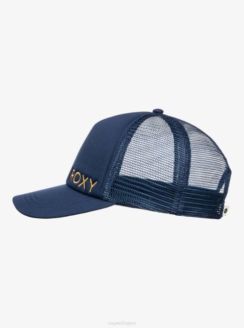 X4FH1129 mood indigo Finishline Trucker Hat Women Roxy | Hats