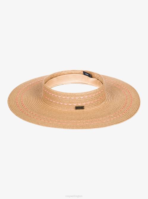 X4FH1130 natural Woodrose Sun Hat Women Roxy | Hats