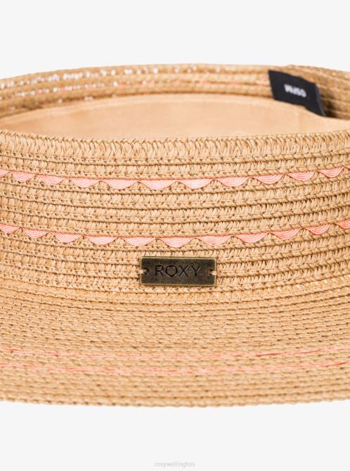 X4FH1130 natural Woodrose Sun Hat Women Roxy | Hats