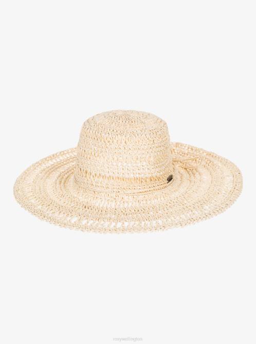 X4FH1173 natural Bohemian Lover Sun Hat Women Roxy | Hats