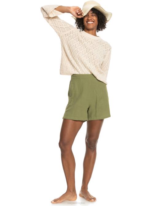 X4FH1191 natural Popy Corn Sun Hat Women Roxy | Hats