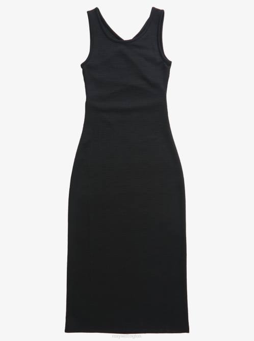 X4FH149 anthracite Good Keepsake Strappy Midi Dress Women Roxy | Dresses