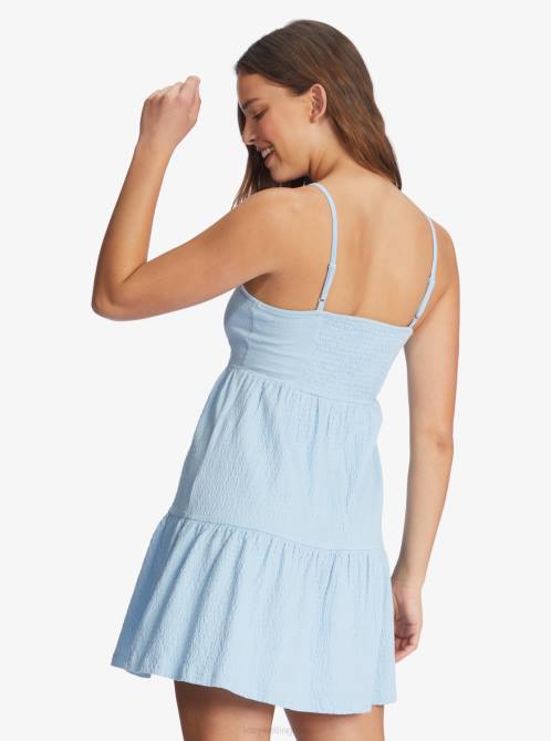 X4FH362 powder blue Beach Hangs Strappy Dress Women Roxy | Dresses