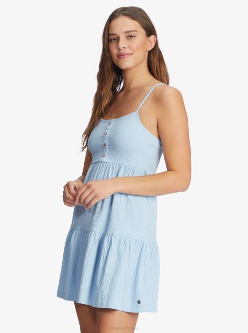 X4FH362 powder blue Beach Hangs Strappy Dress Women Roxy | Dresses