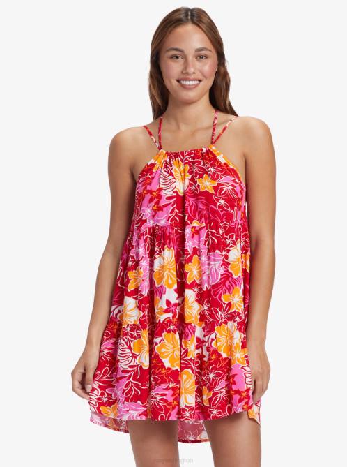X4FH390 hilo hibiscus Evening Breeze Printed Tent Dress Women Roxy | Dresses