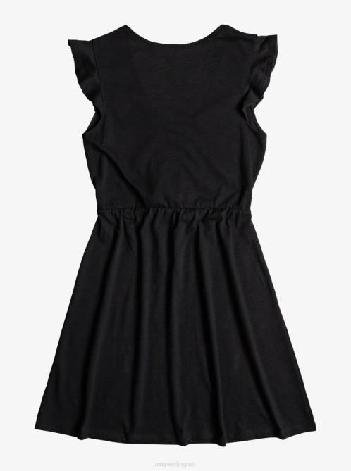 X4FH396 anthracite Flirty Vibes Knit Dress Women Roxy | Dresses