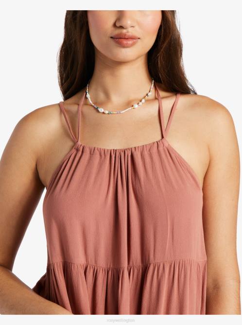X4FH72 cedar wood Evening Breeze Tent Dress Women Roxy | Dresses