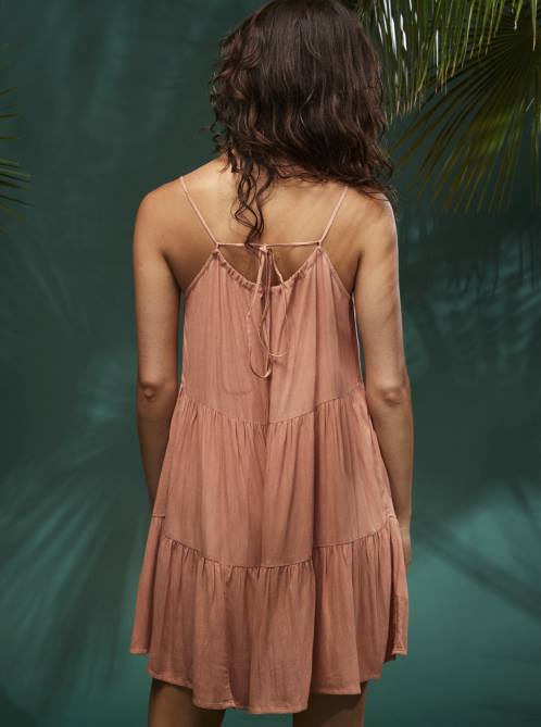 X4FH72 cedar wood Evening Breeze Tent Dress Women Roxy | Dresses