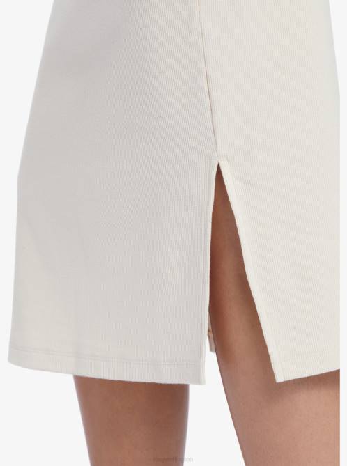 X4FH80 tapioca Wavey Rib Knit Dress Women Roxy | Dresses