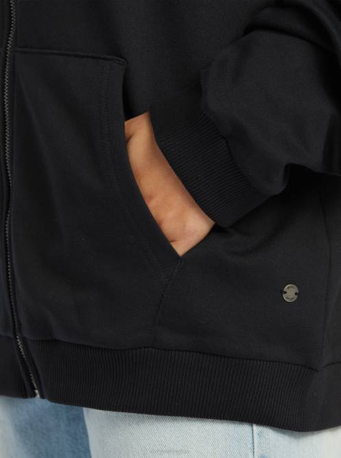 X4FH182 anthracite Oversized Evening Hike B Oversize Hoodie Women Roxy | Hoodies