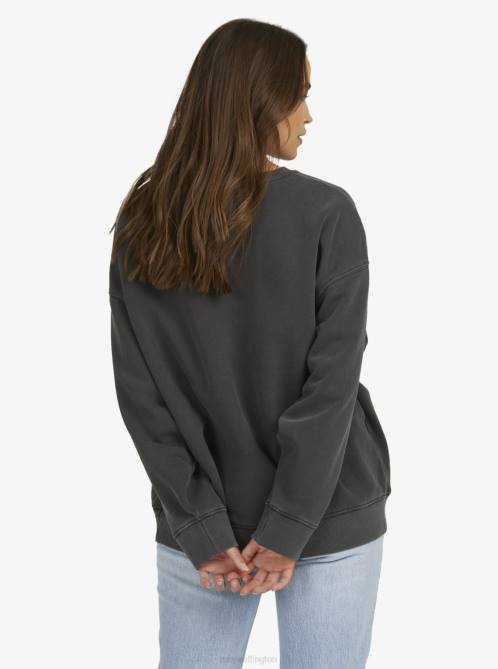 X4FH196 anthracite Into The Night Sweatshirt Women Roxy | Sweatshirts