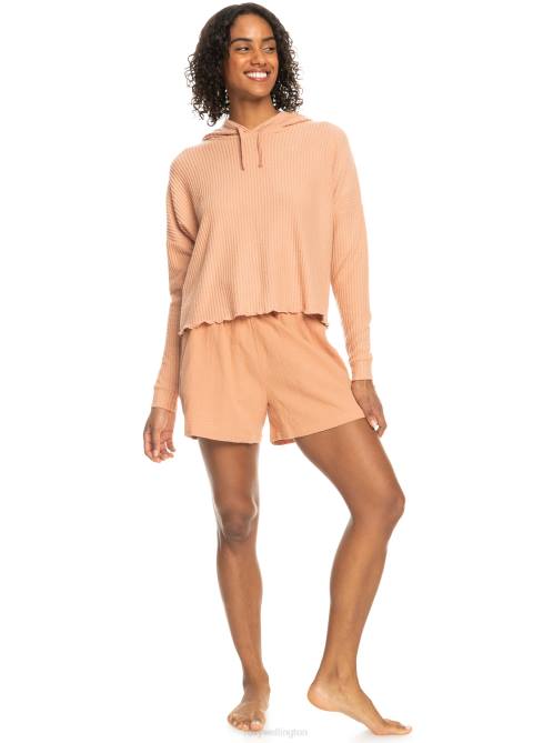 X4FH223 cork Twilight Mood Cozy Thermal Hoodie Women Roxy | Hoodies