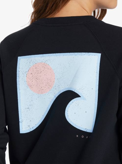X4FH282 anthracite Wild Ride Sweatshirt Women Roxy | Sweatshirts