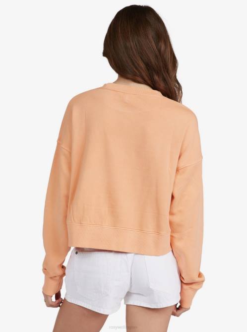 X4FH386 cantaloupe Dream Of Aloha Sweatshirt Women Roxy | Sweatshirts
