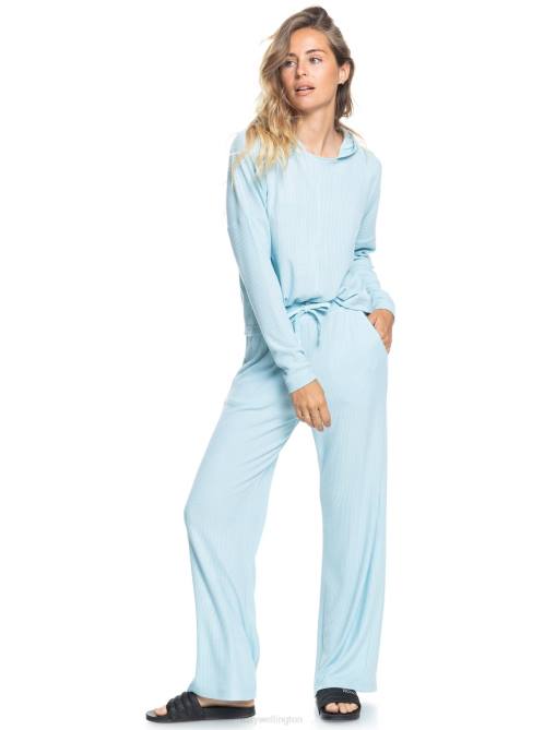 X4FH419 cool blue Sunday Morning Hoodie Women Roxy | Hoodies