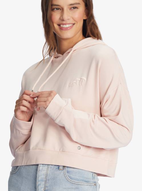 X4FH457 peach whip Surfing By Daylight Hoodie Women Roxy | Hoodies