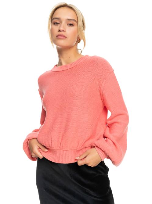X4FH501 tea rose Loft Music Pullover Sweatshirt Women Roxy | Sweatshirts