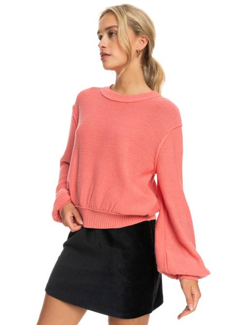 X4FH501 tea rose Loft Music Pullover Sweatshirt Women Roxy | Sweatshirts