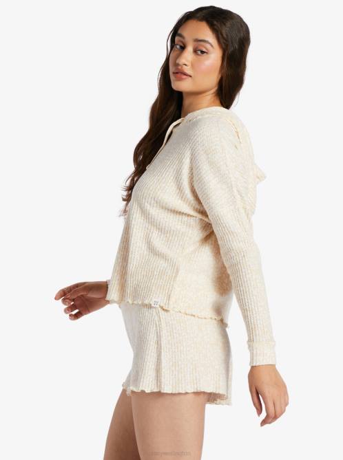 X4FH560 tapioca animalia dots Twilight Mood Printed Hoodie Women Roxy | Hoodies