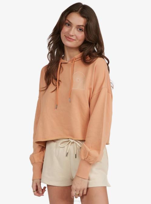 X4FH564 toasted nut Aloha Island Sweatshirt Women Roxy | Sweatshirts