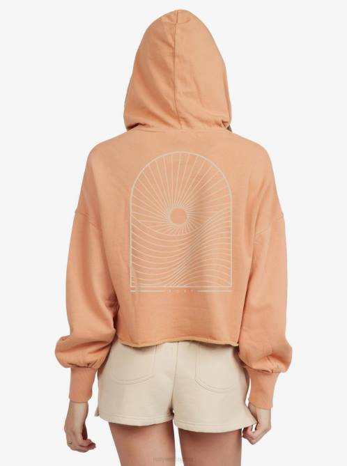 X4FH564 toasted nut Aloha Island Sweatshirt Women Roxy | Sweatshirts