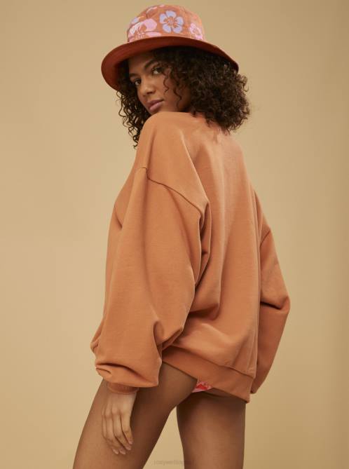 X4FH6 sunburn Surf.Kind.Kate. Sweatshirt Women Roxy | Sweatshirts