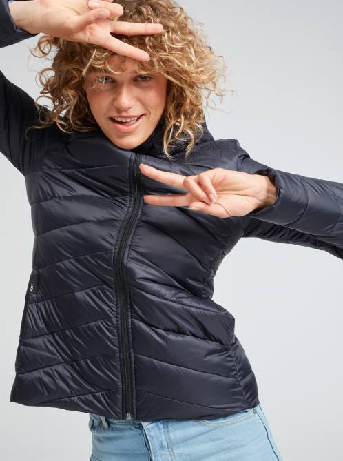 X4FH353 anthracite Coast Road Hooded Jackets Women Roxy | Jackets