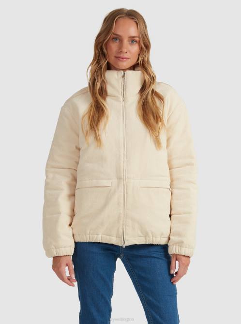 X4FH444 tapioca Cross The Park Jacket Women Roxy | Jackets