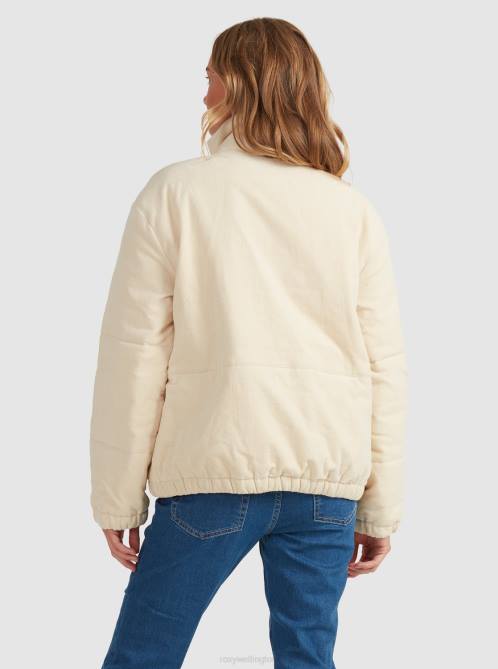 X4FH444 tapioca Cross The Park Jacket Women Roxy | Jackets