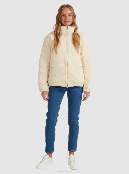 X4FH444 tapioca Cross The Park Jacket Women Roxy | Jackets