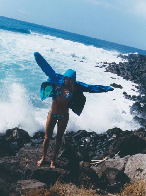 X4FH4 23 cobalt Wash Technical Spray Jacket Women Roxy | Jackets