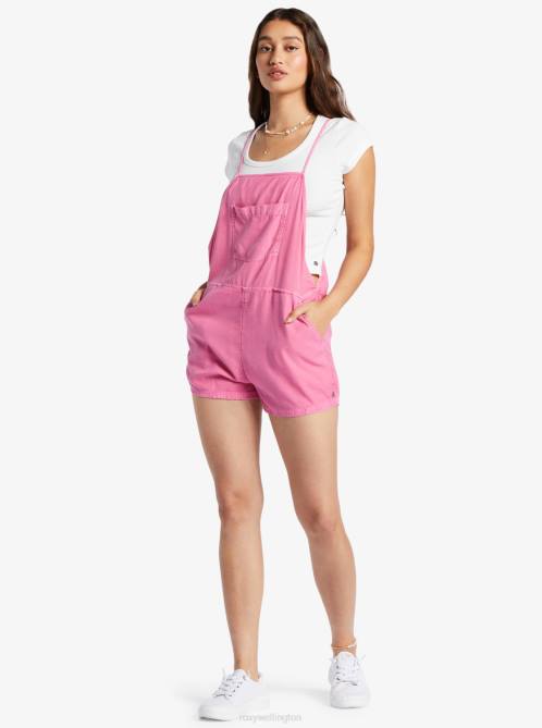 X4FH134 shocking pink Fresh Romper Women Roxy | Rompers