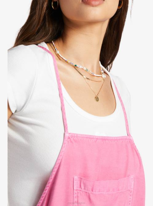 X4FH134 shocking pink Fresh Romper Women Roxy | Rompers