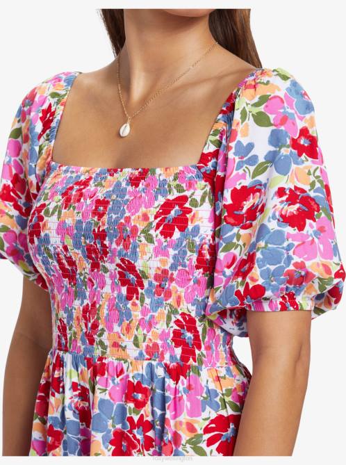 X4FH144 shocking pink bloomin Barefoot Romper Women Roxy | Rompers