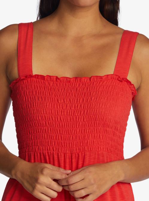 X4FH301 hibiscus Just Passing By Jumpsuit Women Roxy | Jumpsuits