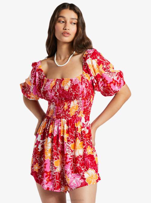X4FH58 hilo hibiscus Barefoot Romper Women Roxy | Rompers
