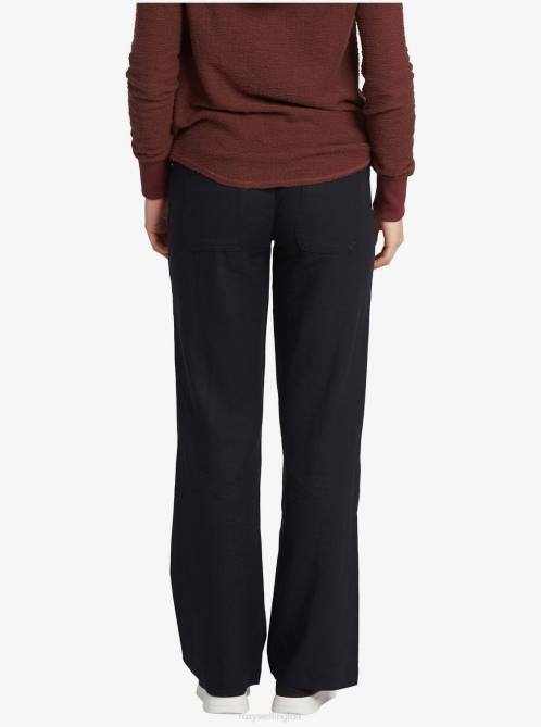 X4FH235 true black Oceanside Flared Pants Women Roxy | Pants