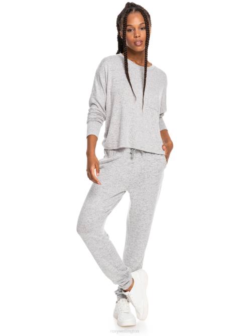 X4FH338 heritage heather Just Perfection Joggers Women Roxy | Pants