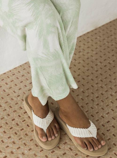 X4FH376 sprucetone off to paradise Endless Daze Non-Denim Pants Women Roxy | Pants