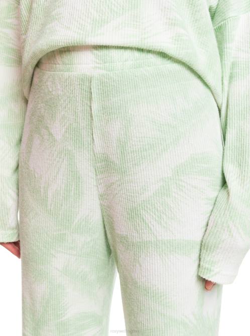 X4FH376 sprucetone off to paradise Endless Daze Non-Denim Pants Women Roxy | Pants