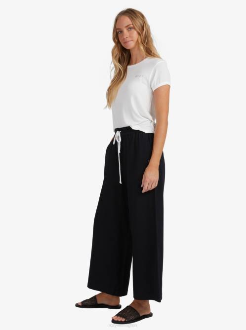 X4FH377 anthracite Lekeitio Beach Pants Women Roxy | Pants