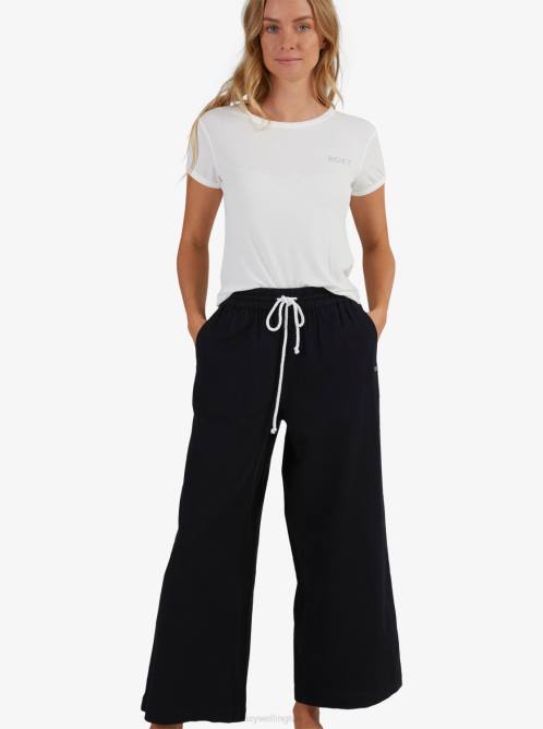 X4FH377 anthracite Lekeitio Beach Pants Women Roxy | Pants