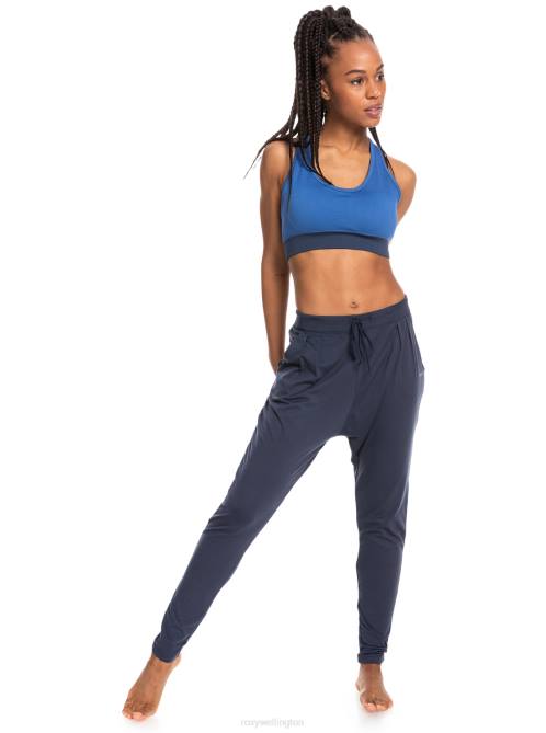 X4FH463 mood indigo Rise Up In Love Workout Pants Women Roxy | Pants