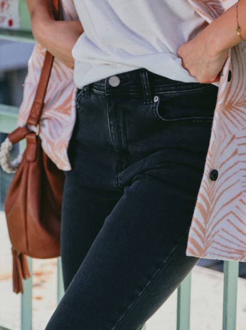 X4FH473 anthracite Night Away Slim Jeans Women Roxy | Jeans