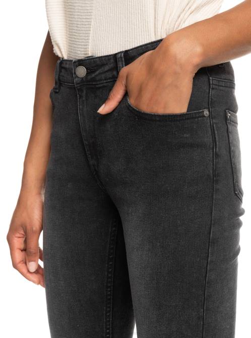 X4FH473 anthracite Night Away Slim Jeans Women Roxy | Jeans